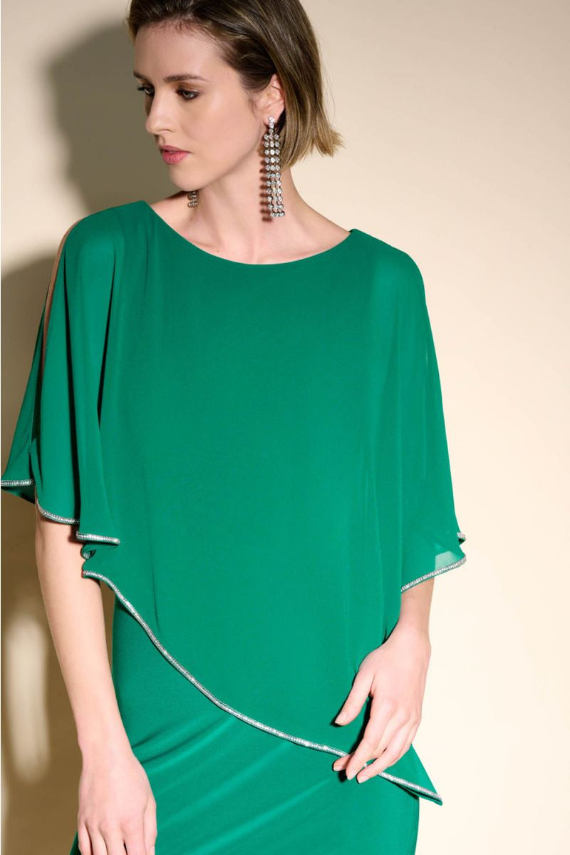 Joseph Ribkoff True Emerald Dress Style 223762