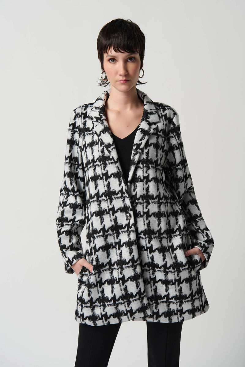 Plaid deals boxy coat