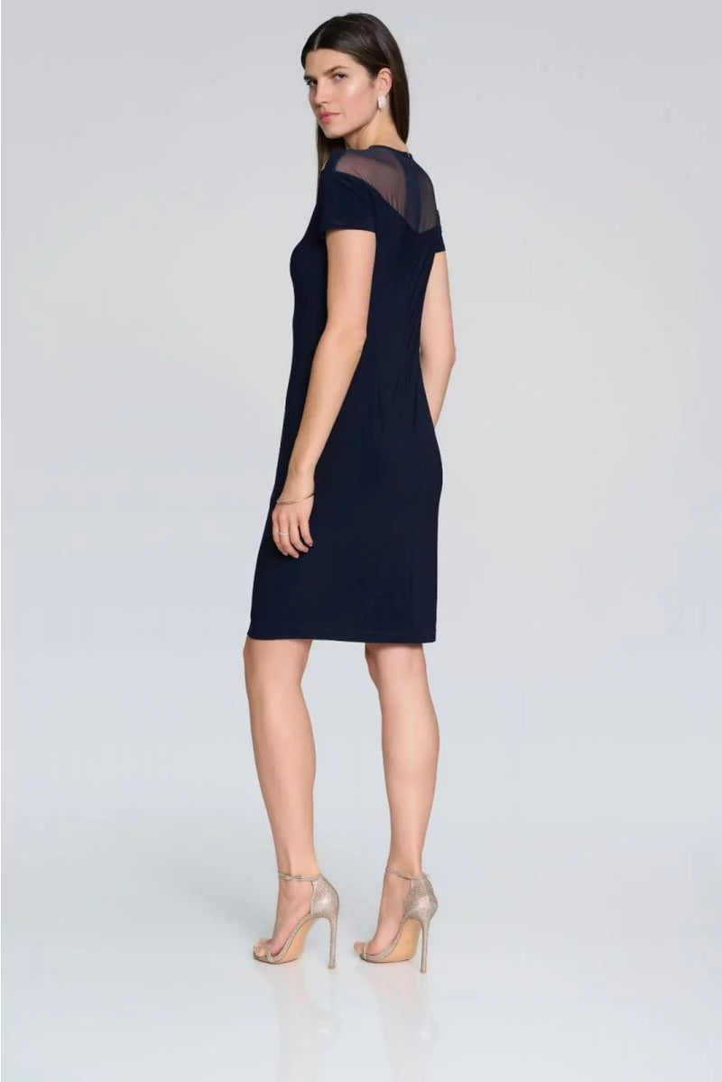 Joseph Ribkoff Nightfall Long-Sleeve Sheath Dress Style 233131 – Luxetire