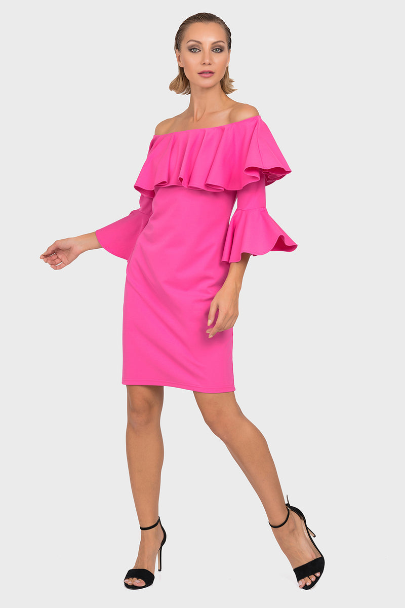 Joseph ribkoff cheap pink dress