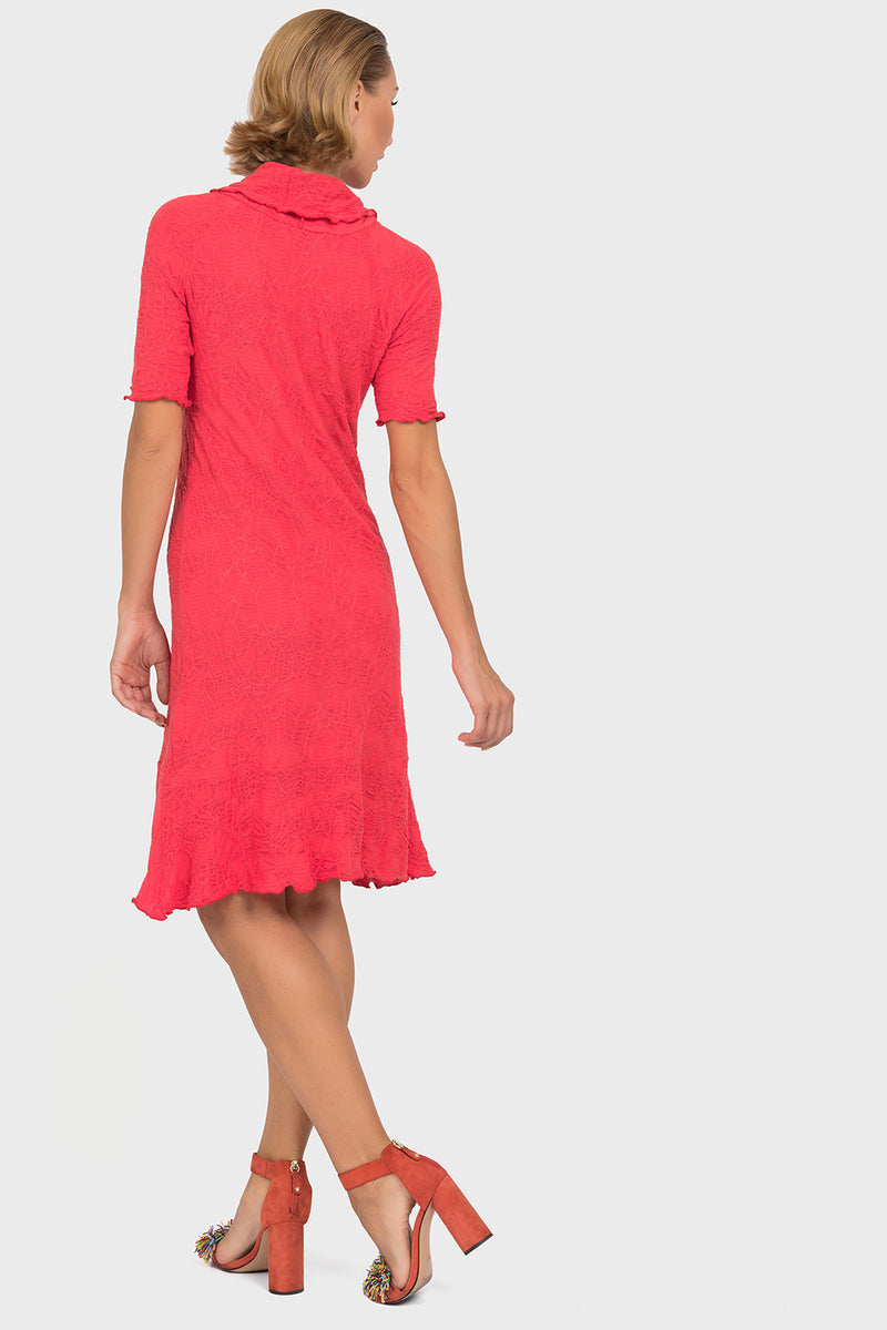 Joseph Ribkoff coral hotsell lace dress