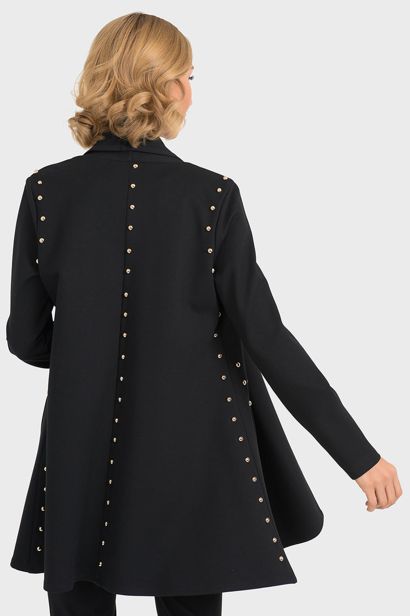 Joseph ribkoff hot sale black coat