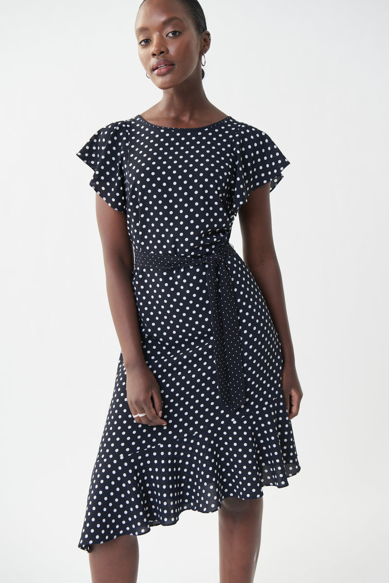 Blue vanilla 2024 polka dot dress