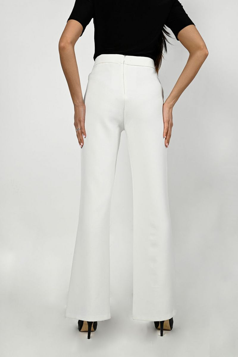 Frank Lyman Off-White Knit Pants Style 223406U