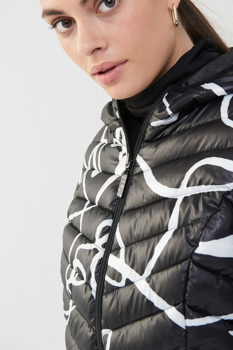 Abstract Quilted Puffer