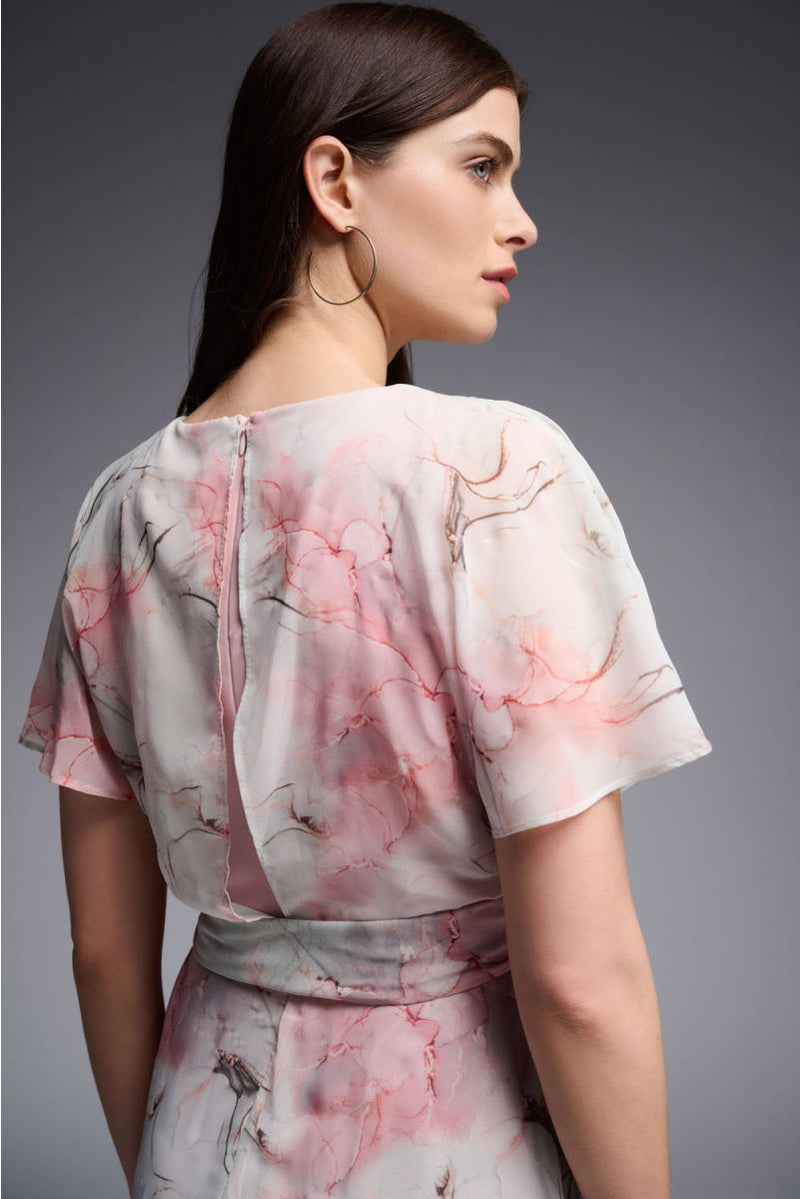 Joseph Ribkoff, Floral Wrap Dress, 231741