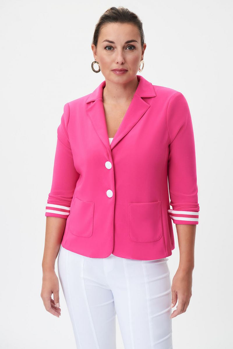 Joseph Ribkoff Dazzle Pink Blazer Style 232015 – Luxetire