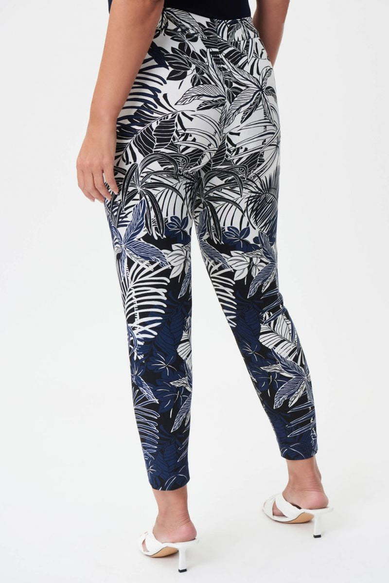 Dancing Leopard Women Joey Palazzo Trousers in Tropical Print Elasticated  Pants