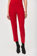 Joseph Ribkoff Lipstick Red Classic Straight Pant Style 143105