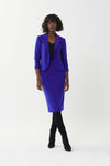 Joseph Ribkoff Royal Sapphire Pencil Skirt Style 163083