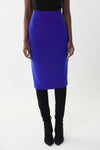 Joseph Ribkoff Royal Sapphire Pencil Skirt Style 163083