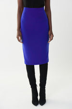 Joseph Ribkoff Royal Sapphire Pencil Skirt Style 163083