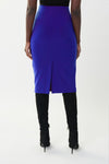 Joseph Ribkoff Royal Sapphire Pencil Skirt Style 163083