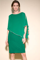 Joseph Ribkoff True Emerald Dress Style 223762