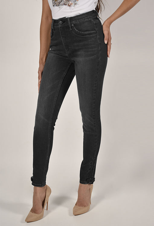 Frank Lyman Black Denim Pants Style 226182U – Luxetire