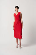 Joseph Ribkoff Red Dress Style 231052