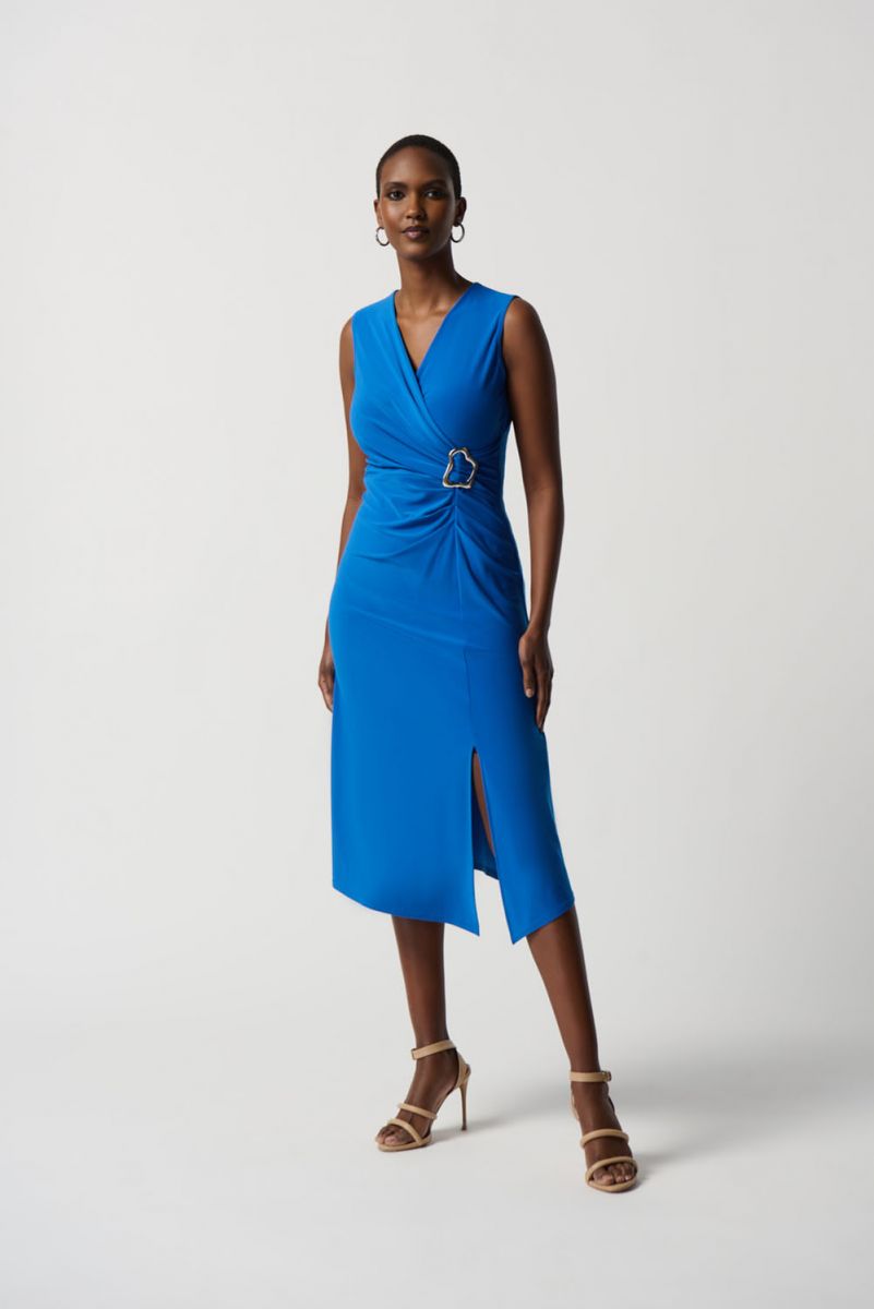 Joseph Ribkoff Blue Oasis Dress Style 231052 – Luxetire