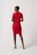 Joseph Ribkoff Magma Red Dress Style 231101