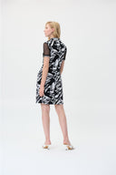 Joseph Ribkoff Black/Vanilla Dress Style 231150