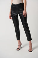 Joseph Ribkoff Black Leatherette Pants Style 231151