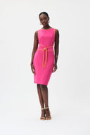 Joseph Ribkoff Dazzle Pink/Mandarin Sleeveless Dress Style 232226