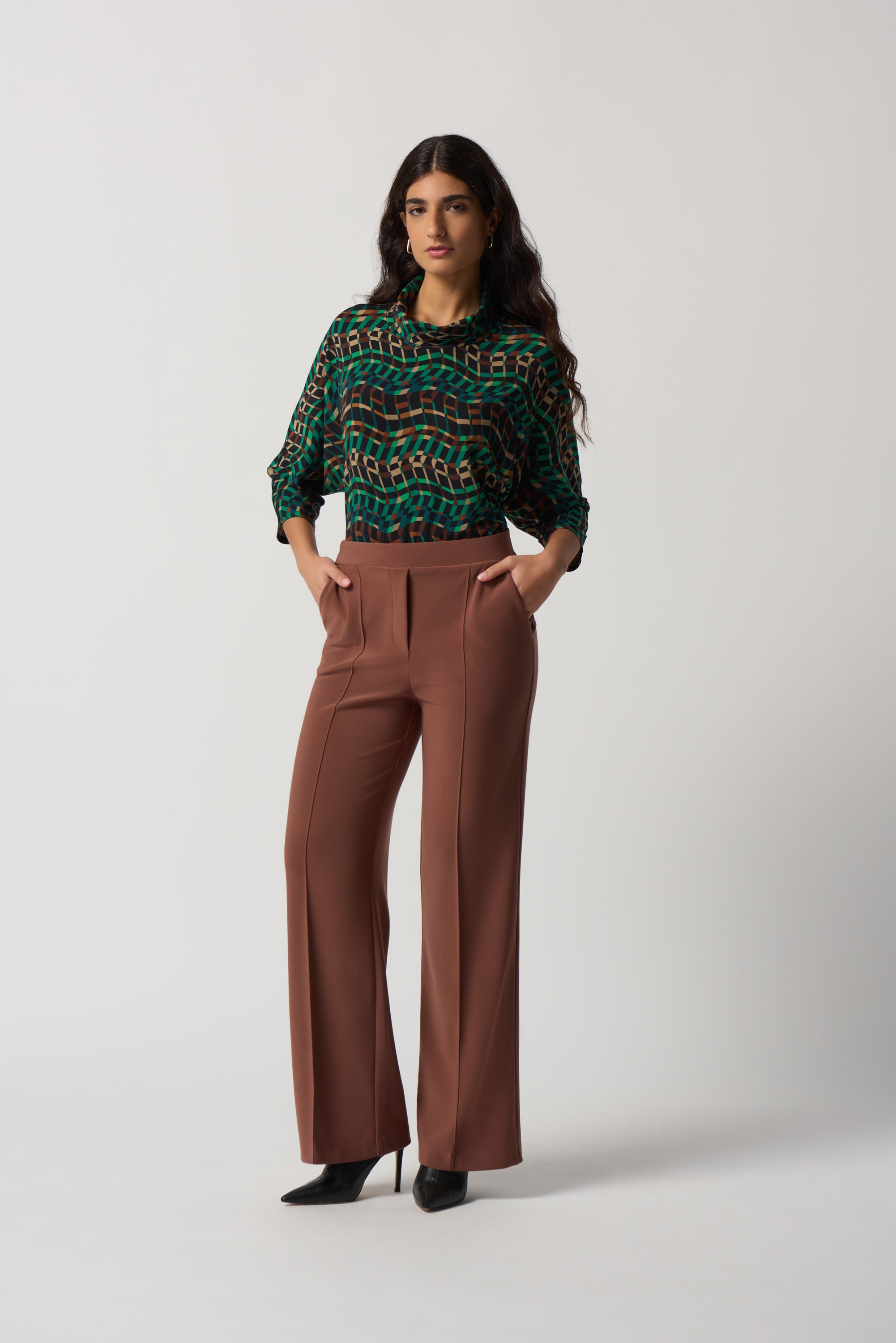 Joseph Ribkoff Wide Leg Seam Detail Pants – Odyssey Boutique