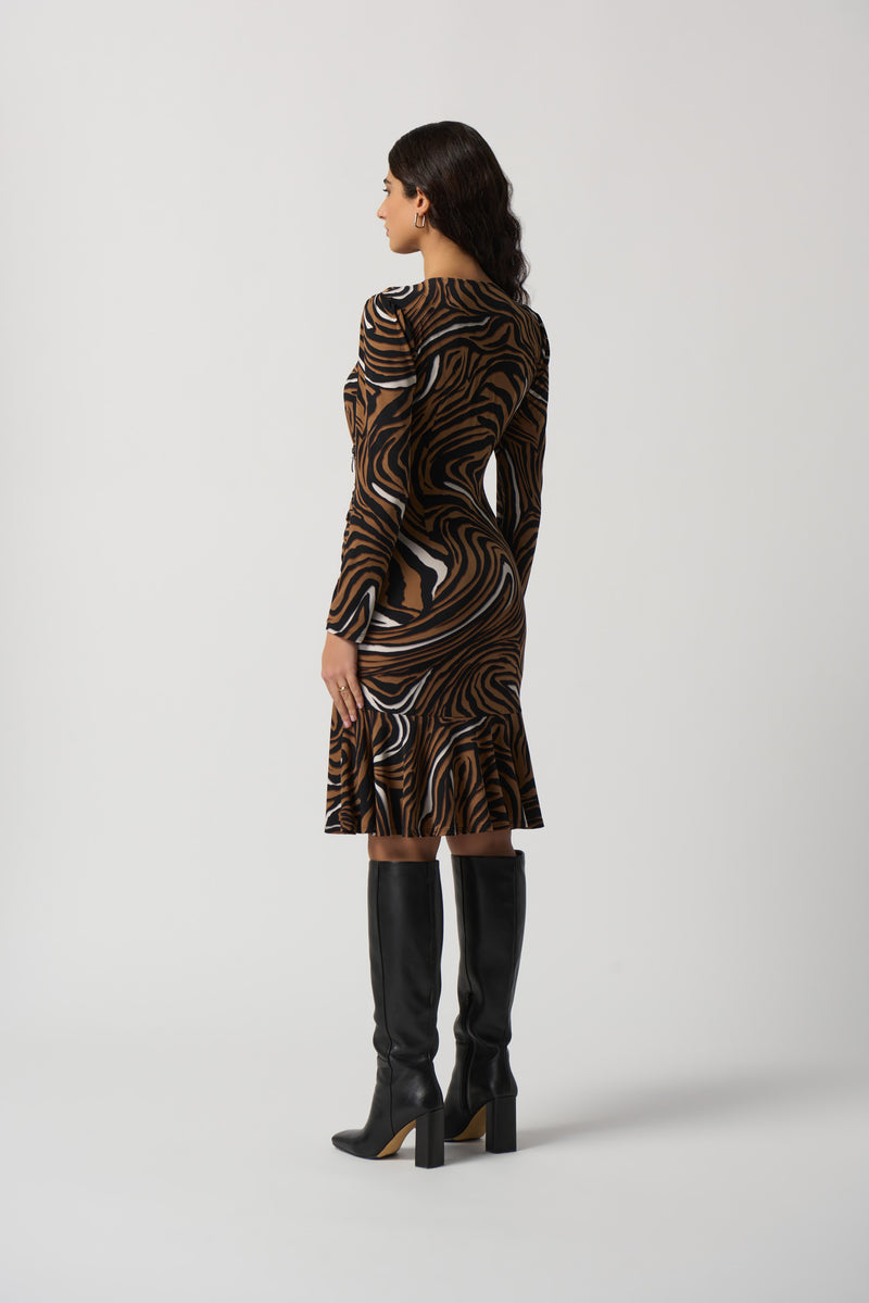 Joseph Ribkoff Dress Style 234034 (8) Black Multi at