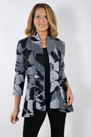 Frank Lyman Grey/Black Cardigan Style 233341