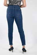 Frank Lyman Blue Woven Denim Pants Style 233807U