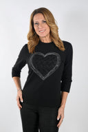 Frank Lyman Black Knit Top Style 233828U