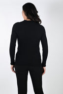 Frank Lyman Black Knit Top Style 233842U