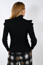 Frank Lyman Black Turtle Neck Sweater Style 233843U