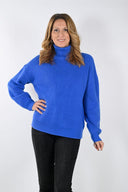 Frank Lyman Royal Blue Turtle Neck Sweater Style 233877U