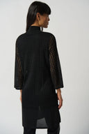 Joseph Ribkoff Black Long Knit Cardigan Style 233937