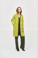 Joseph Ribkoff Wasabi Notched Collar Coat Style 233951