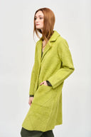 Joseph Ribkoff Wasabi Notched Collar Coat Style 233951