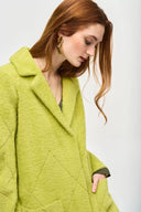 Joseph Ribkoff Wasabi Notched Collar Coat Style 233951