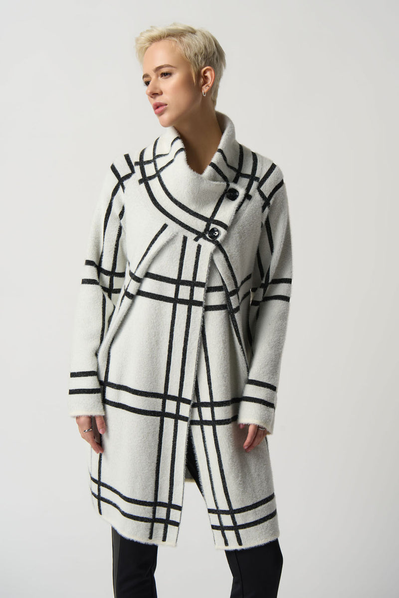 Wool robe coat, vanilla