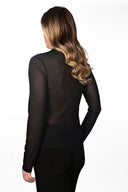 Frank Lyman Black Knit Top Style 234128