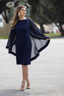 Frank Lyman Midnight Blue Dress Style 239150