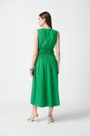 Joseph Ribkoff Island Green Fit-And-Flare Dress Style 241127