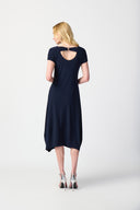 Joseph Ribkoff Midnight Blue Cocoon Dress Style 241156