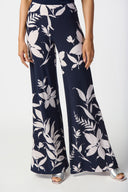 Joseph Ribkoff Midnight Blue/Beige Floral Print Pants Style 241199