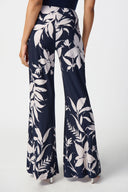 Joseph Ribkoff Midnight Blue/Beige Floral Print Pants Style 241199