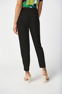 Joseph Ribkoff Black Silky Knit Jogger Pants Style 241226