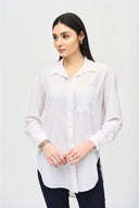 Joseph Ribkoff Long Textured Blouse Style 241259