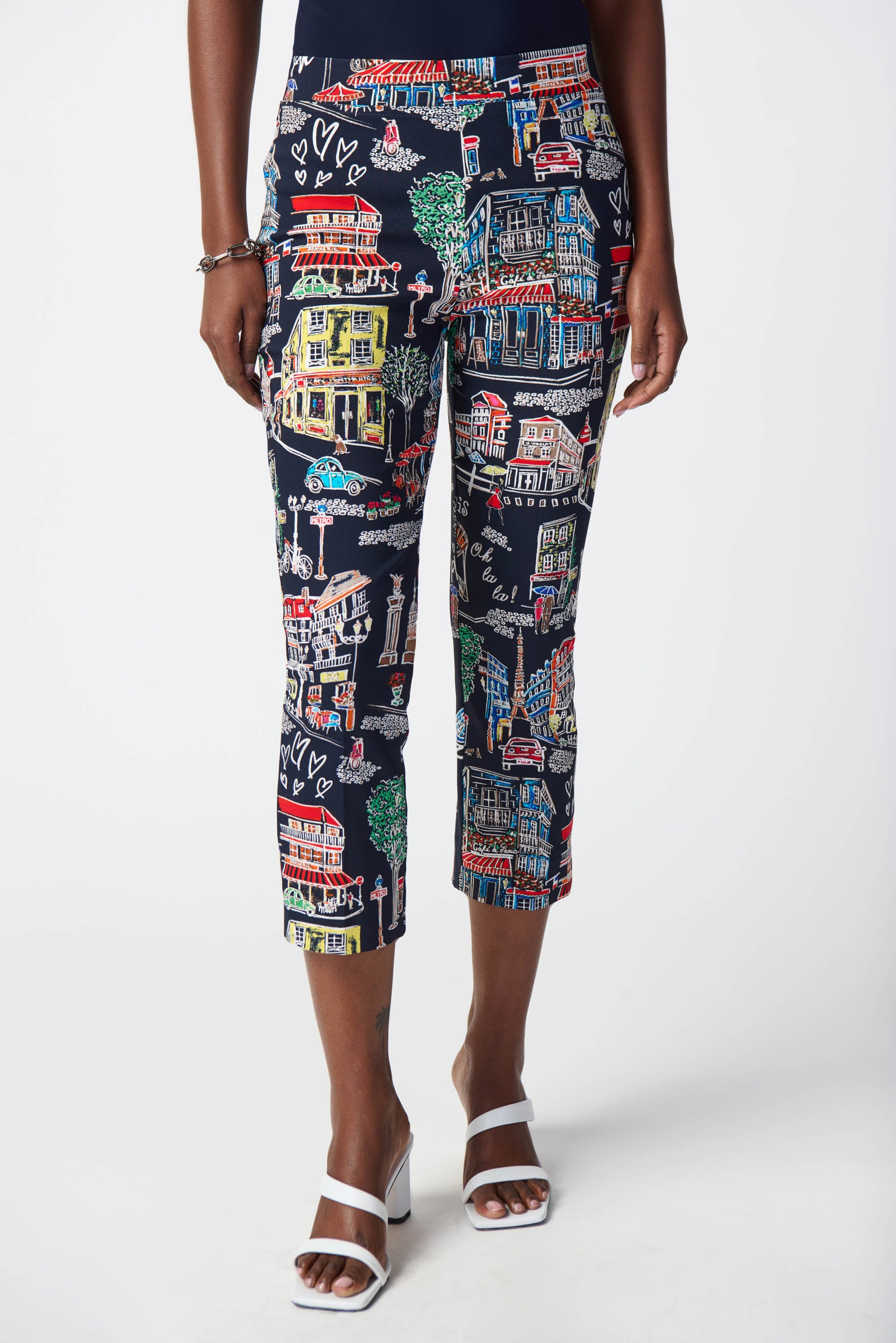 Retro Print Pull on Pant (234163)