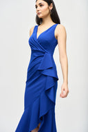 Joseph Ribkoff Royal Sapphire Trumpet Gown Style 241700