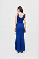 Joseph Ribkoff Royal Sapphire Trumpet Gown Style 241700