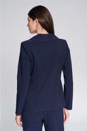 Joseph Ribkoff Fitted Blazer with Ornament Closure Style 241737